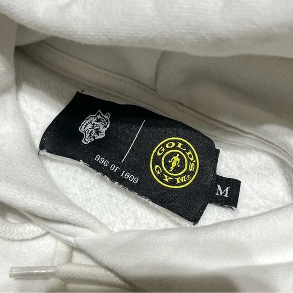 Darc Sport Wolves x Golds Gym Hoodie  Mens Size Medium - Picture 6 of 6